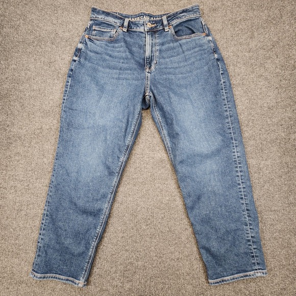 American Eagle Outfitters Denim - American Eagle Outfitters Women’s Blue High-Rise Relaxed Jeans